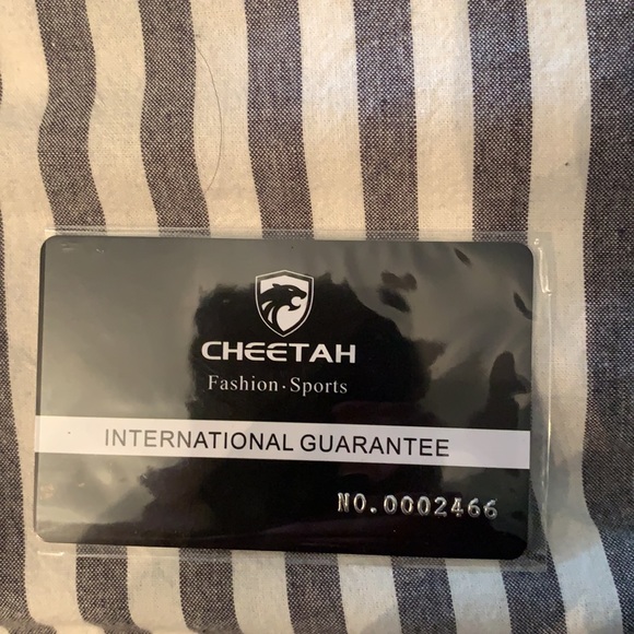 Men’s black metal bracelet Cheetah Watch - Picture 5 of 5